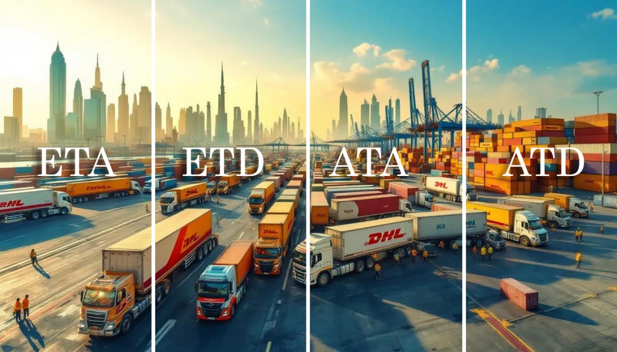 پیش‌بینی دقیق ETA، ETD، ATA و ATD در حمل‌ونقل دریایی و تأثیر آن بر زنجیره تأمین جهانی