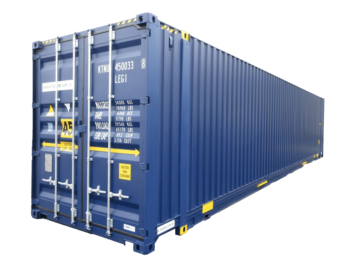 کانتینرهای ارتفاع بلند (High Cube Container)